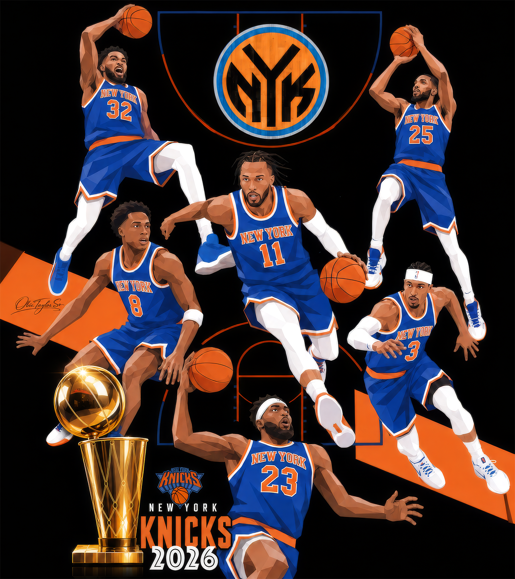 NYC Court Kings 2026 – Basketball Graphic Tee