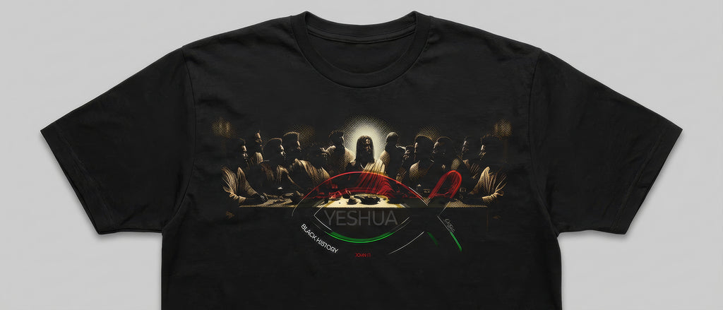 YESHUA — Black History Christian Tee (John 1:1)