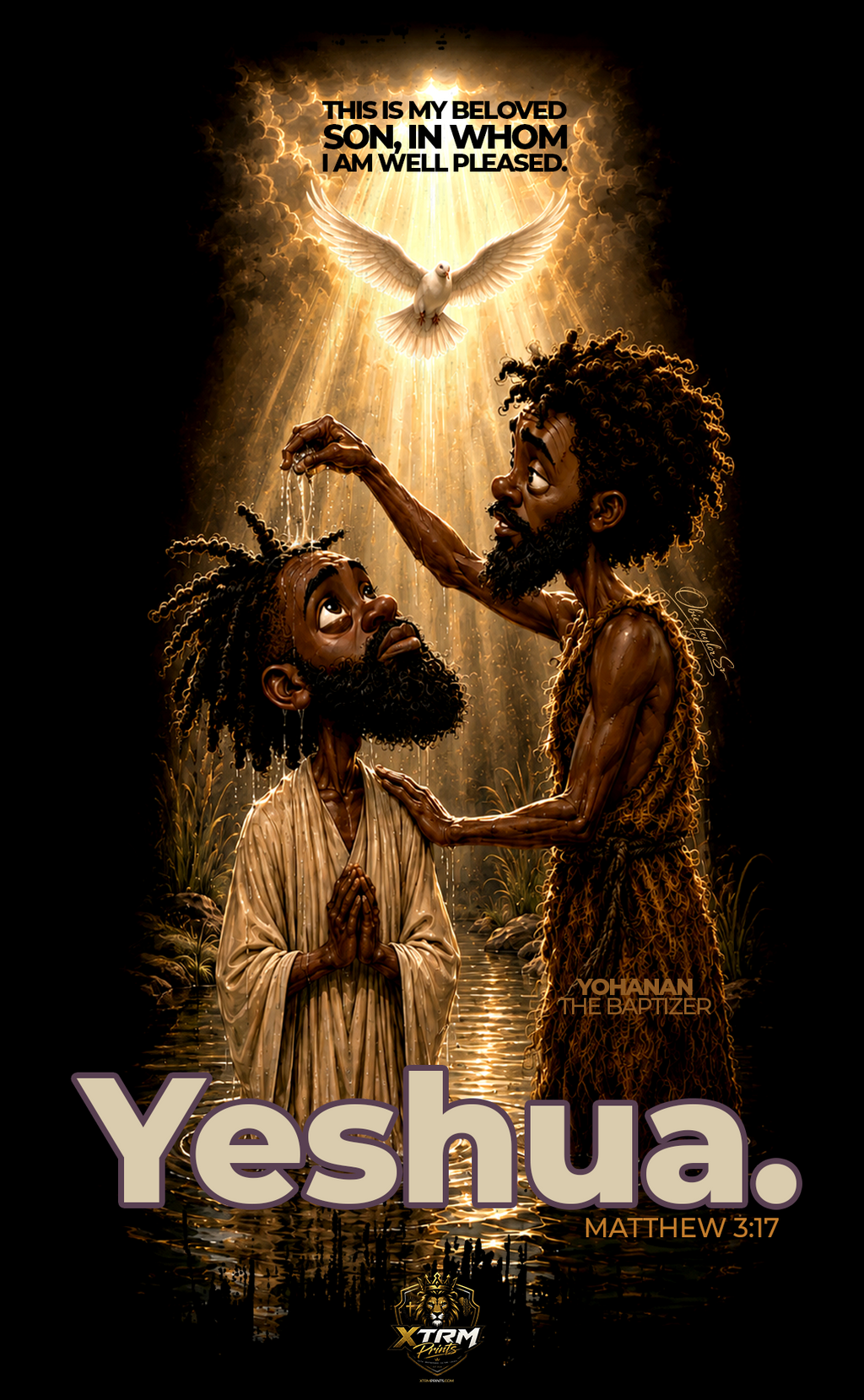 Yeshua: The Baptizer – Faith Graphic Tee