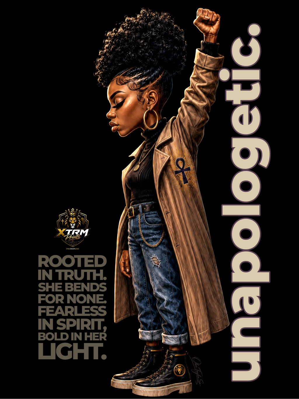 Unapologetic: Rooted in Truth – Streetwear Graphic Tee