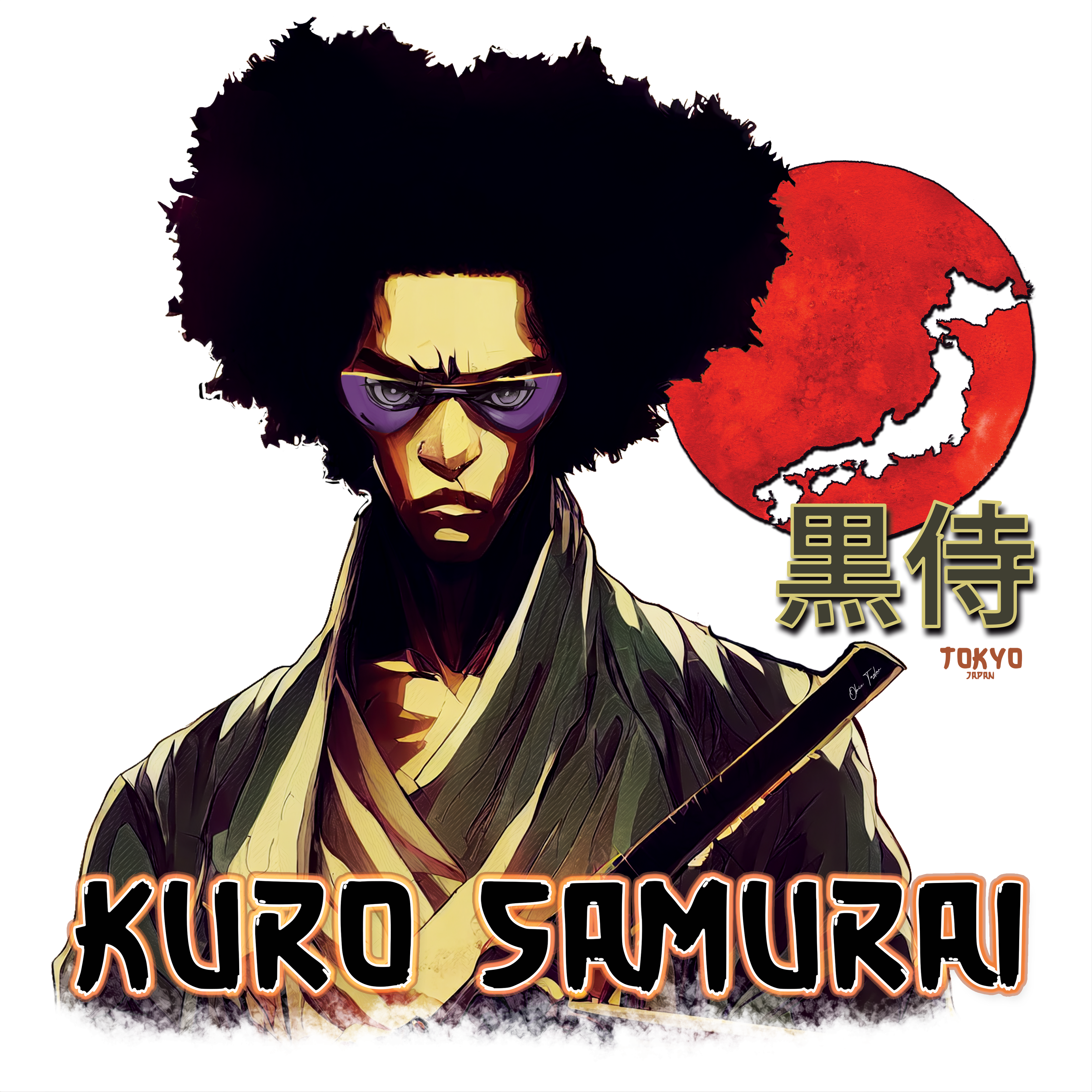 Black Samurai Tokyo – Graphic Tee